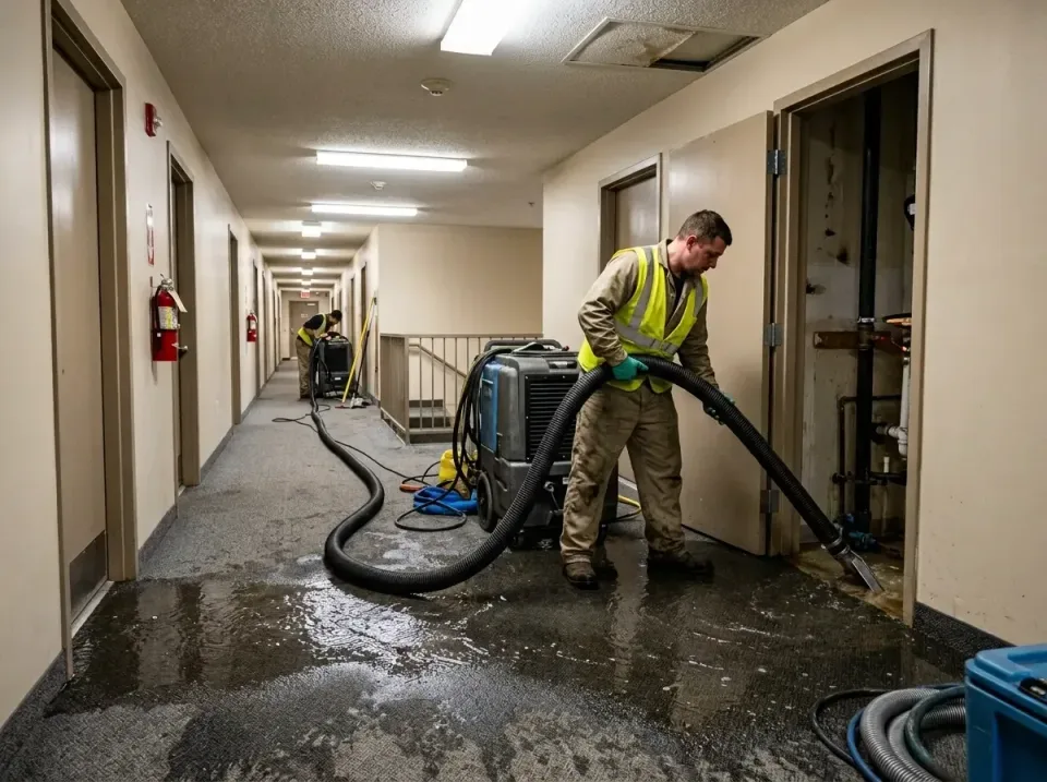 multi-unit-apartment-hallway-f-005 — frequently asked questions, Emergency Burst Pipe Water Extraction & Removal in Lakeside…